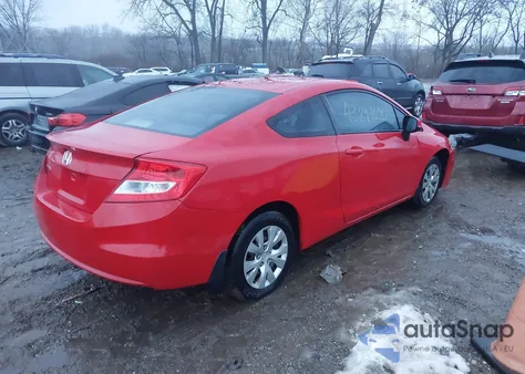 2012 Honda Civic Lx из США, поврежденный, VIN 2HGFG3B5XCH524919